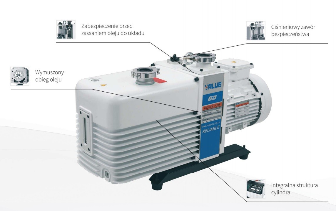 Przemysłowa pompa próżniowa Value VRD-30 1-ph-6873
