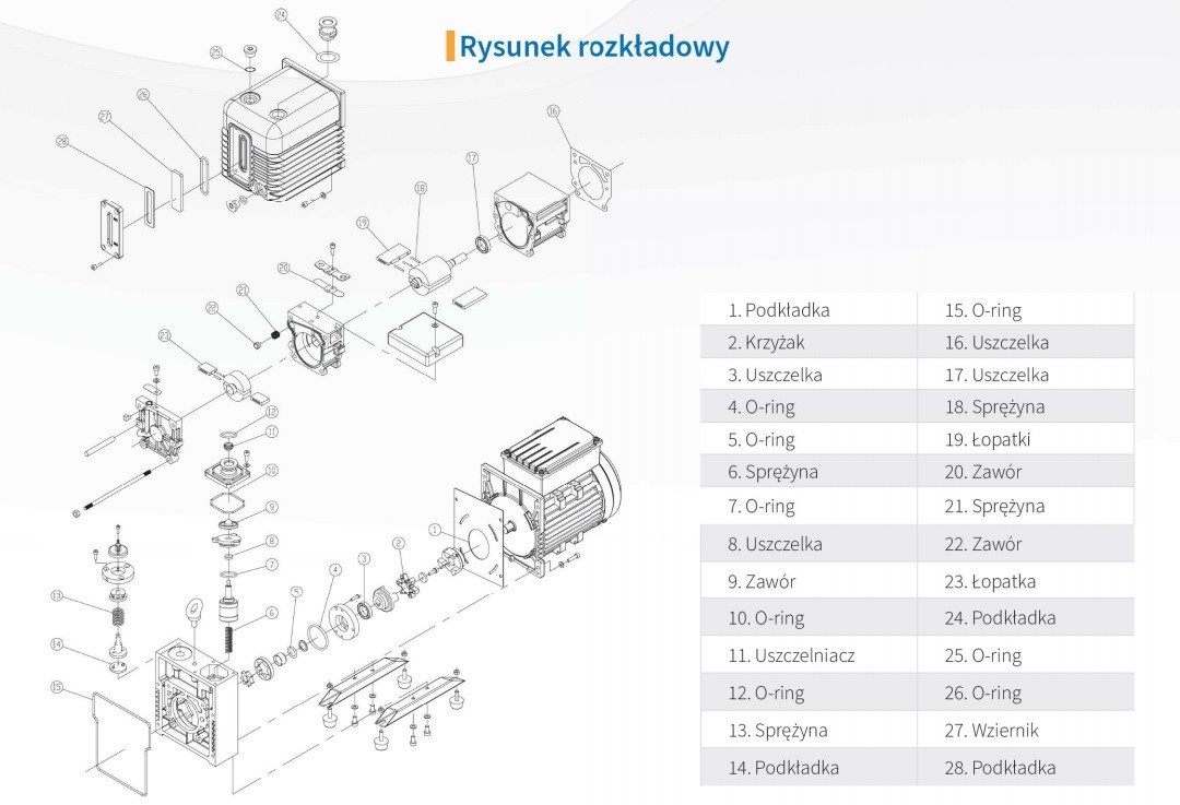 Przemysłowa pompa próżniowa Value VRD-30 1-ph-6876