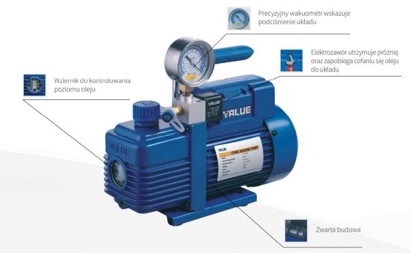 Pompa próżniowa Value V-i220SV - 51 l/min-6858
