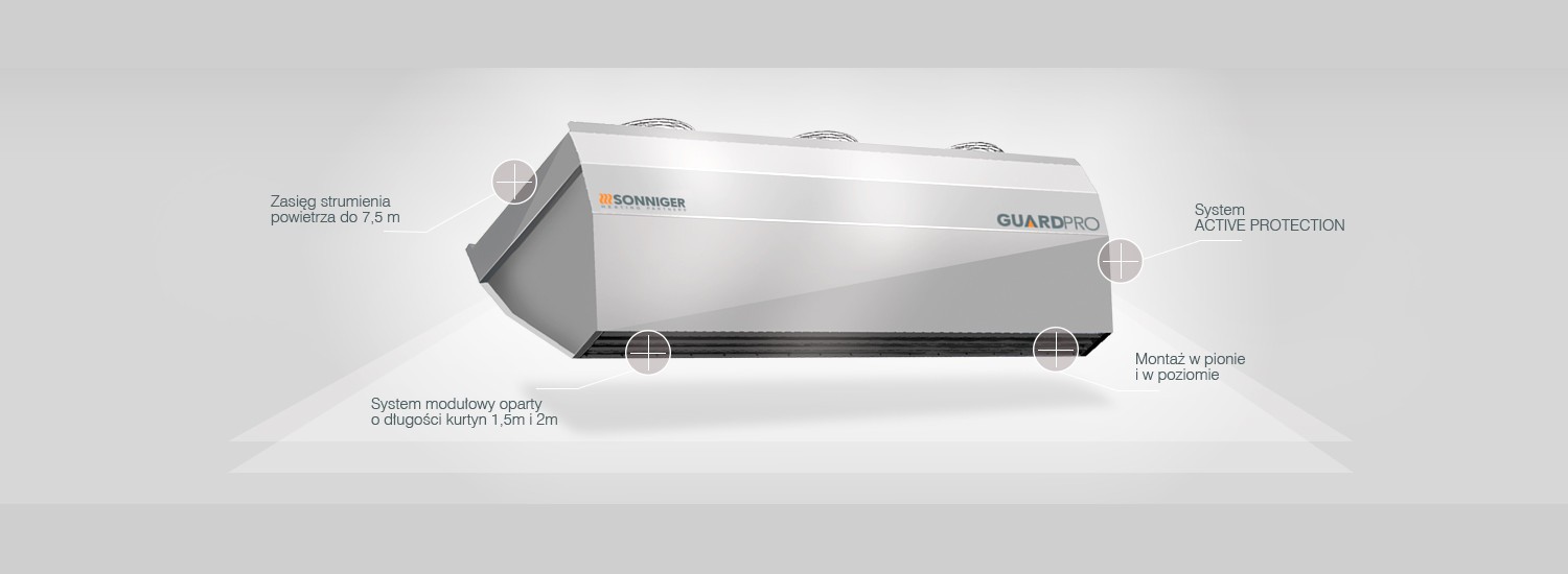 Kurtyna powietrzna zimna Sonniger GUARD PRO 200C-16146