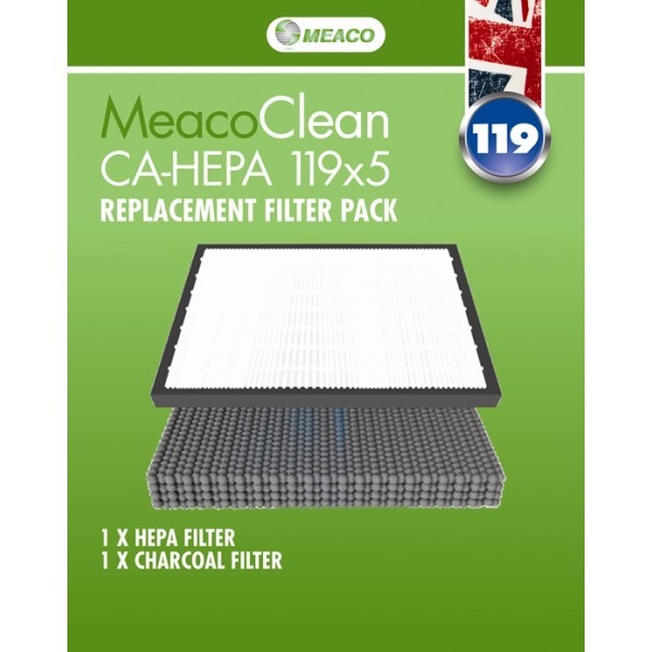 Filtr Hepa do oczyszczaczy Meaco Clean 119 x 5