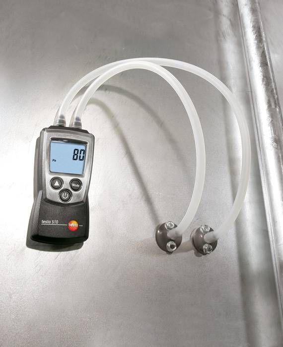 Elektroniczny manometr różnicowy Testo 510-918984