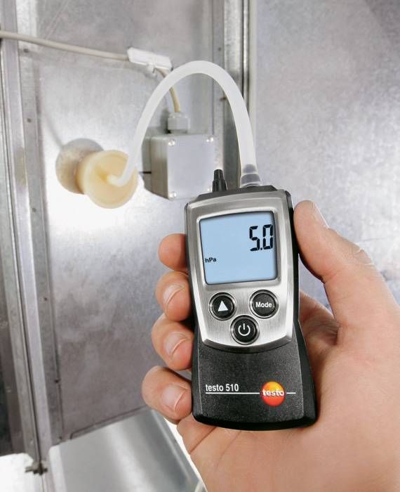 Elektroniczny manometr różnicowy Testo 510-918986