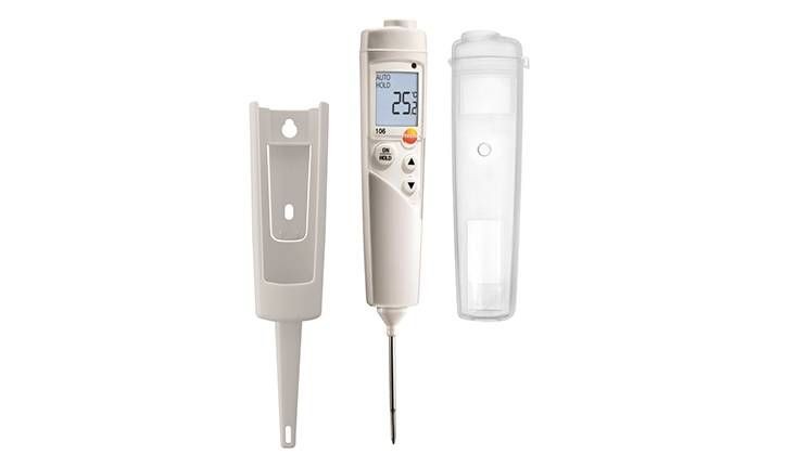 Elektroniczny termometr spożywczy Testo 106 z futerałem TopSafe-1012709