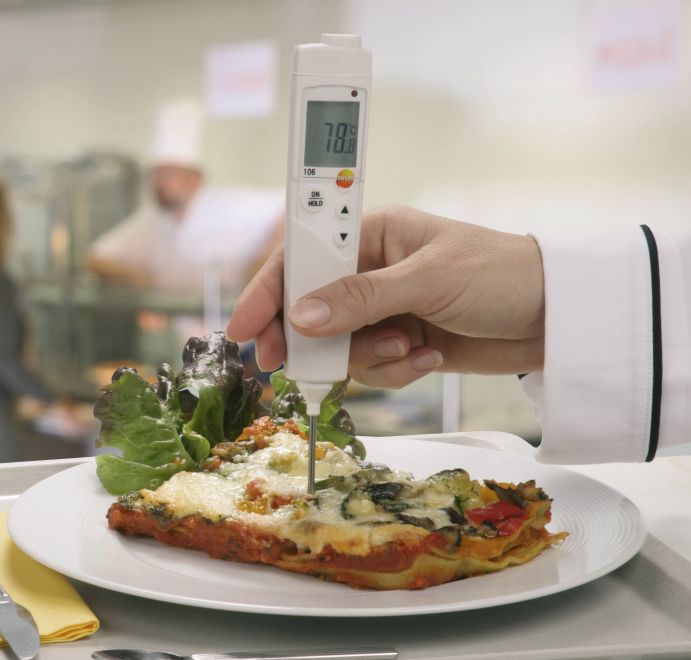 Elektroniczny termometr spożywczy Testo 106 z futerałem TopSafe-1012710