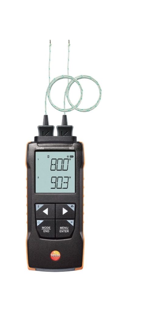 Przyrząd do pomiaru różnicy temperatur Testo 922-1034247