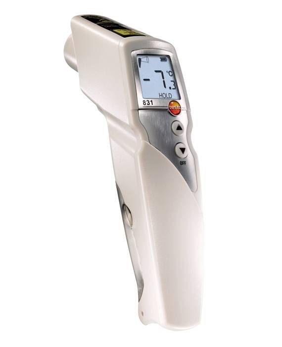 Pirometr z 2-punktowym celownikiem laserowym Testo 831-0