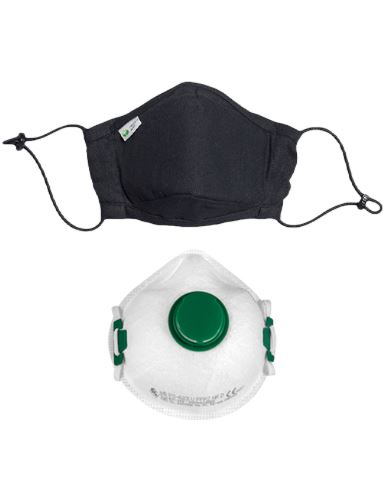 Maska ochronna Fresh Air + 2 sztuki filtra N99 + maska FFP2 GRATIS - rozmiar M-1025102