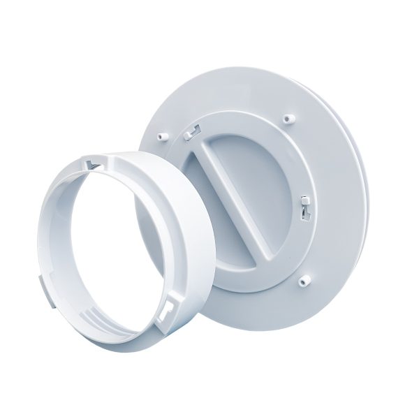 Adaptor do otworu w ścianie FRAL z końcówką i zaślepką ACS07.121+ACS07.064-1031650
