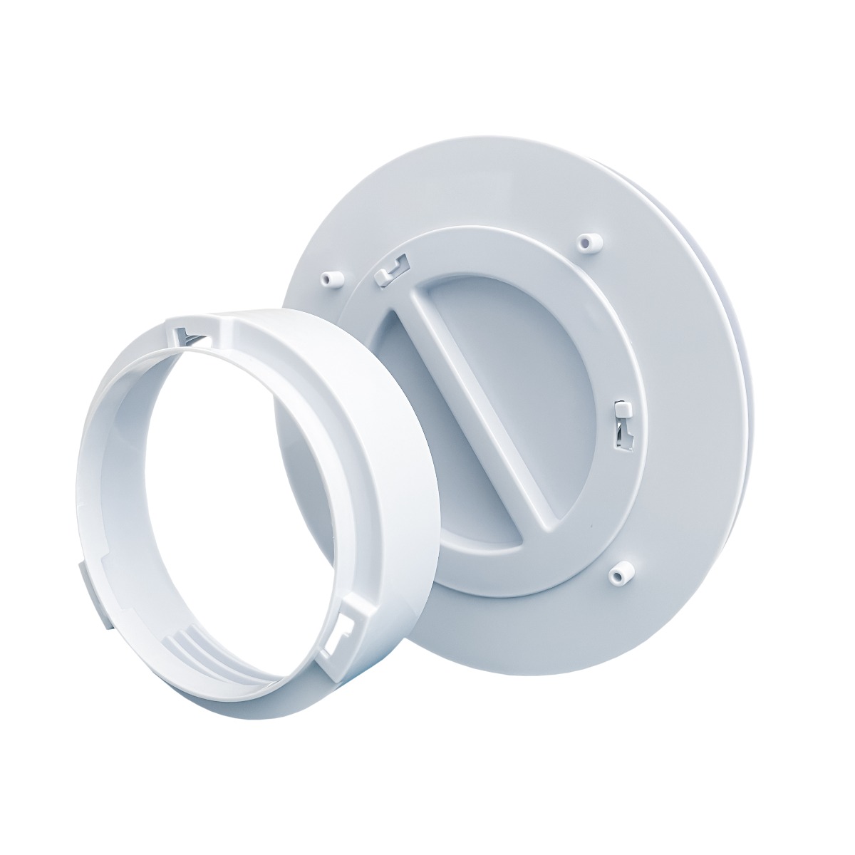 Adaptor do otworu w ścianie FRAL z końcówką i zaślepką ACS07.121+ACS07.064-1031650