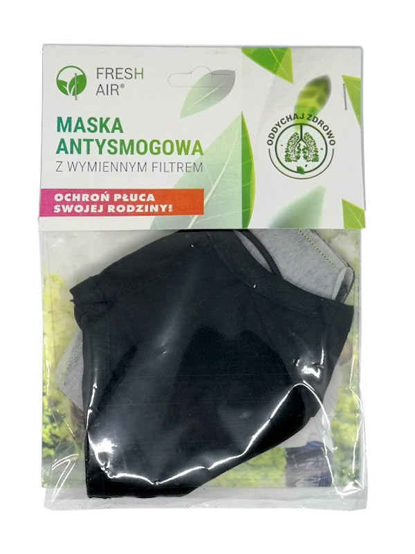 Maska ochronna Fresh Air + 2 sztuki filtra N99 + maska FFP2 GRATIS - rozmiar M-1025077