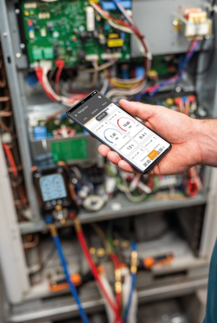 Elektroniczna oprawa zaworowa Testo 550s z bezprzewodowymi sondami do pomiaru temperatury 115i-1025526