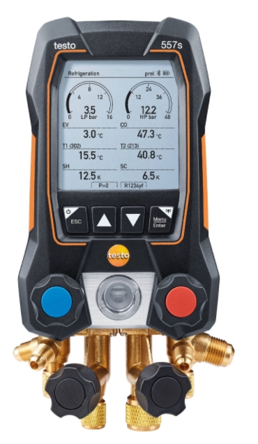 Elektroniczna oprawa zaworowa Testo 557s zestaw Smart Vacuum-1025528