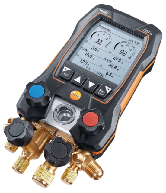 Elektroniczna oprawa zaworowa Testo 557s zestaw Smart Vacuum-1025530