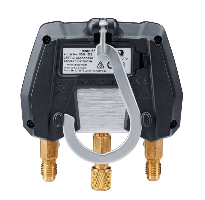 Elektroniczna oprawa zaworowa Testo 550i zestaw Bluetooth i 2-drożną baterią zaworów-1025963