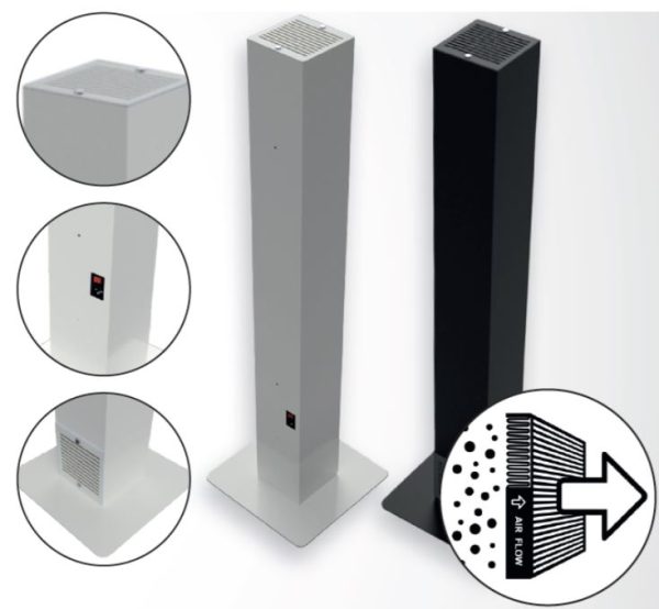 Przepływowy oczyszczacz powietrza z lampą UV-C LUVT M150s-1026642