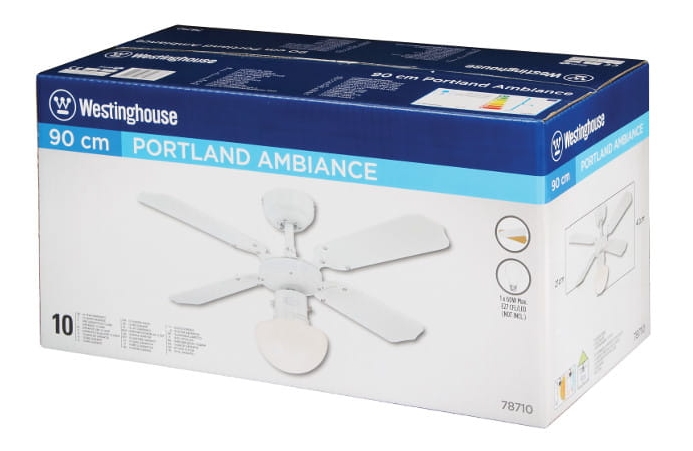 Wentylator sufitowy Westinghouse PORTLAND AMBIANCE biały-1028391