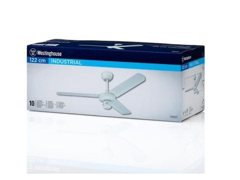 Wentylator sufitowy INDUSTRIAL biały-1028428