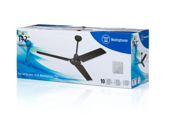 Wentylator sufitowy INDUSTRIAL ESPRESSO z reg. naściennym-1028431