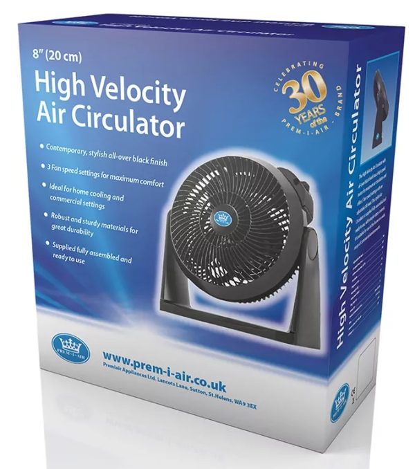 Wentylator osiowy PREM-I-AIR EH1676 czarny-1028451