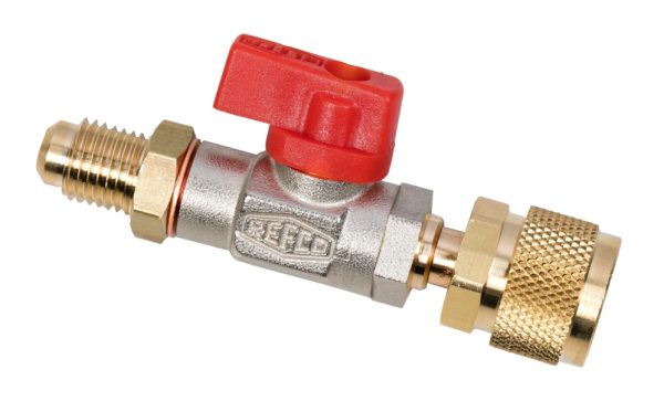 Zawór kulowy węża REFCO CA-1/4 SAE-1/2 -20 UNF-R-0