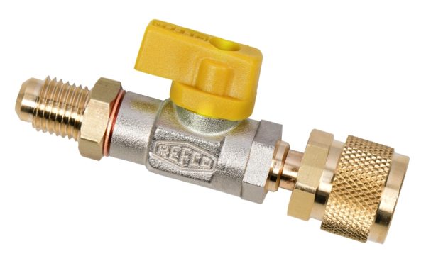 Zawór kulowy węża REFCO CA-1/4 SAE-1/2 -20 UNF-Y-0