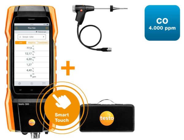 Analizator spalin Testo 300 - zestaw bez drukarki-0