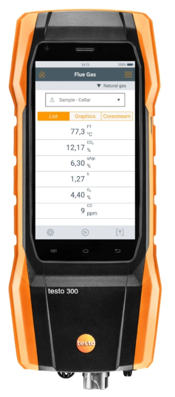 Analizator spalin Testo 300 - zestaw 2 z drukarką-1028678