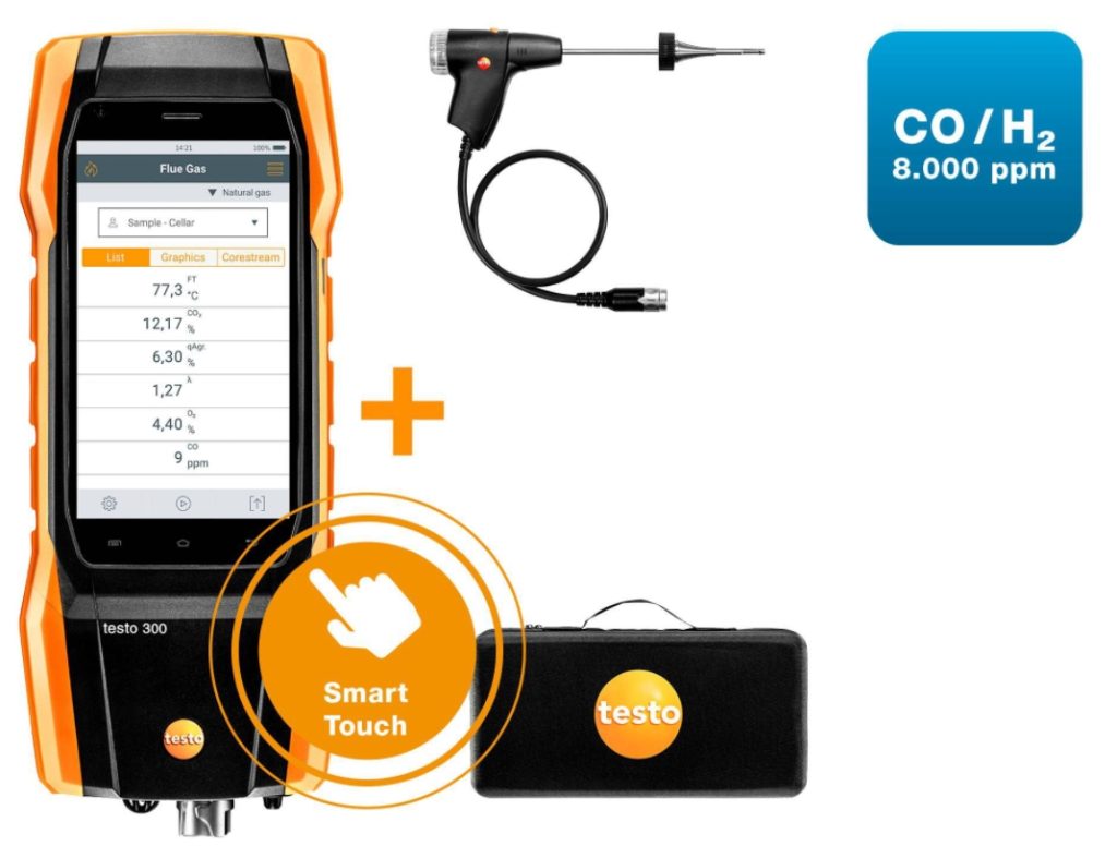 Analizator spalin Testo 300 - zestaw 2-0