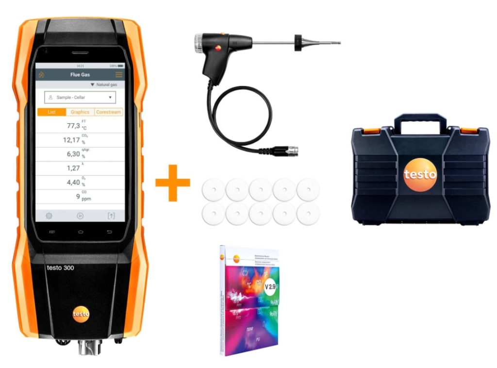 Analizator spalin Testo 300 LongLife - zestaw 1-0