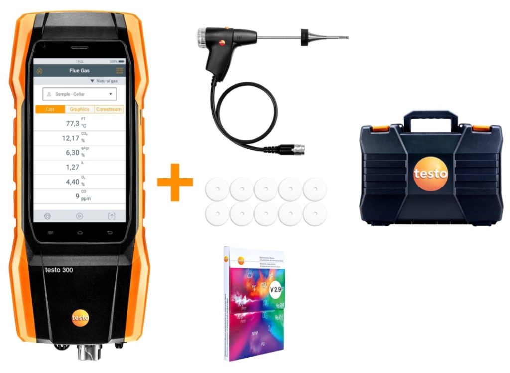 Analizator spalin Testo 300 LongLife - zestaw 2-0