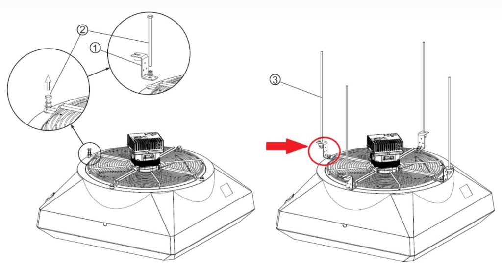 Destratyfikator powietrza VTS VOLCANO VR-D MINI AC-1029830