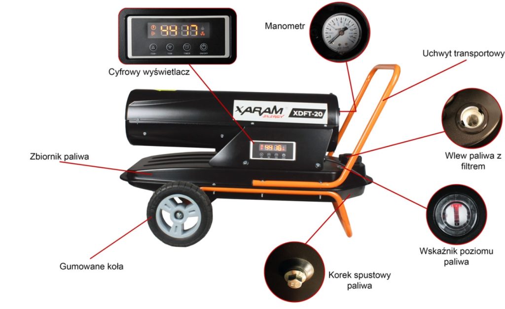 Nagrzewnica olejowa XARAM ENERGY XDFT-30 Exclusive-1029970