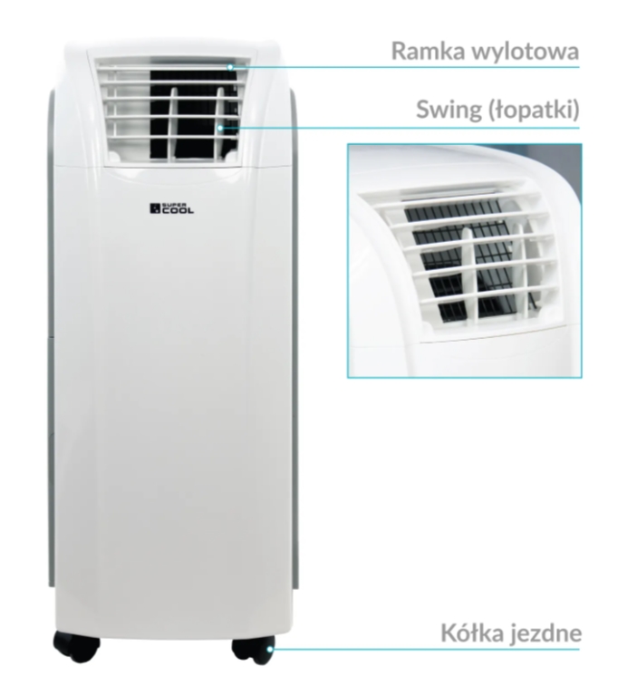 Klimatyzator przenośny Fral SuperCool FSC14.2 Gray-1030532