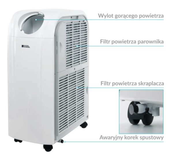 Klimatyzator przenośny Fral SuperCool FSC14.2 Gray-1030533