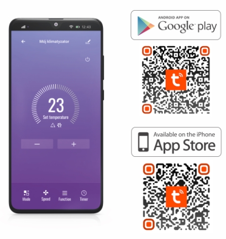 Klimatyzator przenośny WARMTEC Senja KP32W z Wi-Fi-1030628