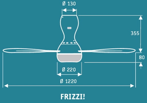 Wentylator sufitowy CasaFan FRIZZI-1031449