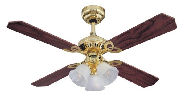 Wentylator sufitowy Westinghouse Princess Trio Złoto-1031667