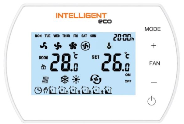 Panel sterujący Sonniger Intelligent Wi-Fi do nagrzewnic wodnych-1031818