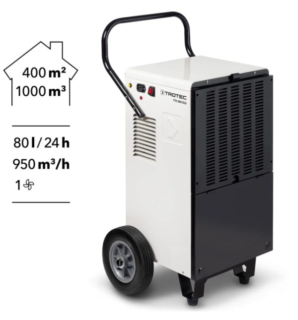 Przemysłowy osuszacz powietrza Trotec TTK 380 ECO-1032070
