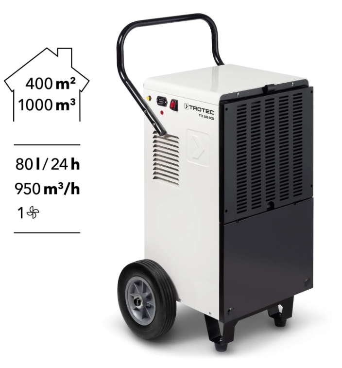 Przemysłowy osuszacz powietrza Trotec TTK 380 ECO-1032070
