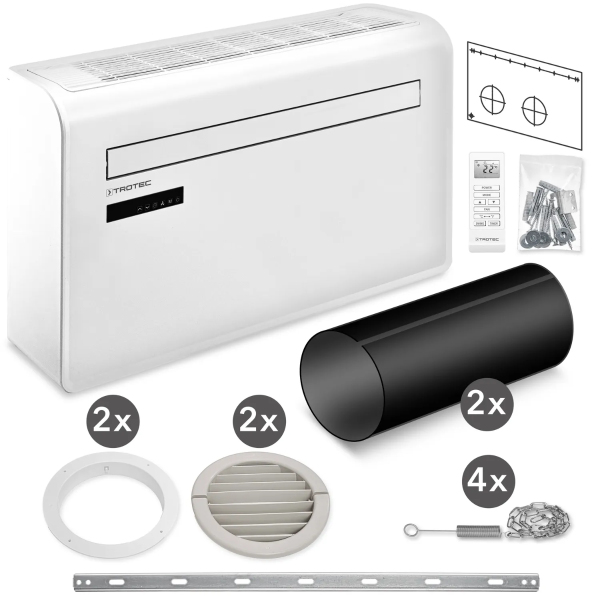 Inteligentny klimatyzator ścienny monoblokowy Trotec PAC-W 2200 S-1033373