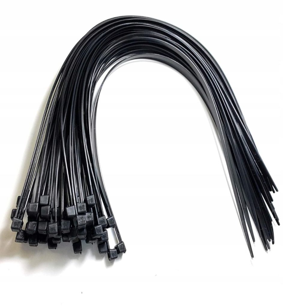Opaska kablowa 200x3,5 czarne (100szt)-0