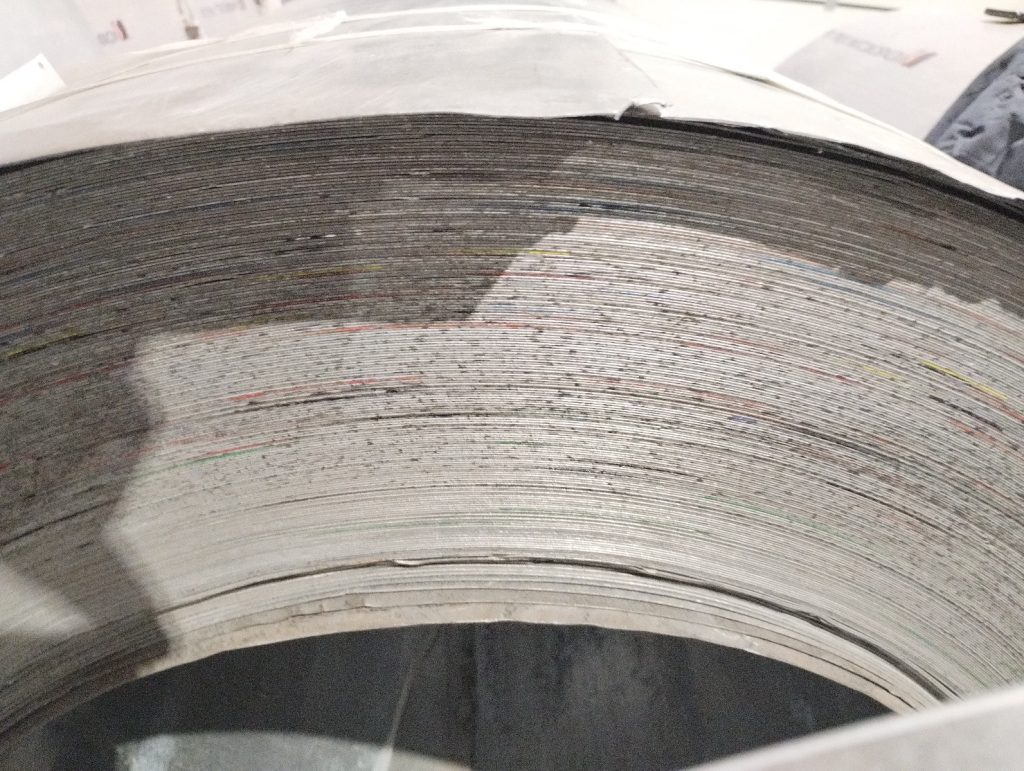 Krąg blachy stalowej ocynkowanej 3340 kg-1034042