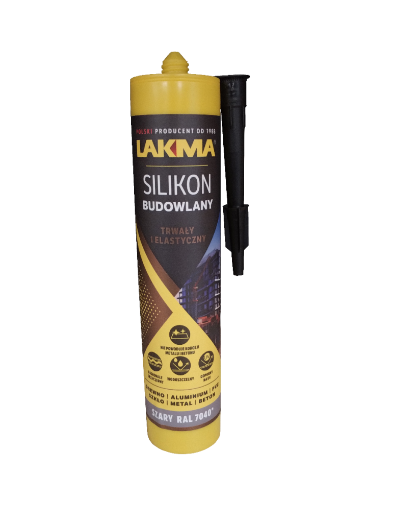 Silikon neutralny szary Lakma-0