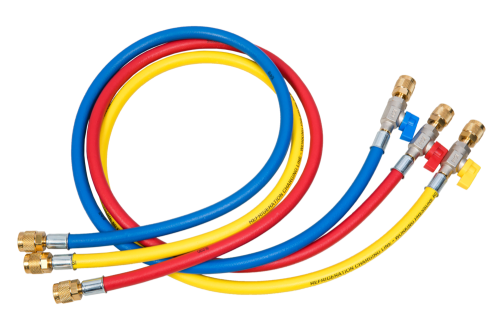 Zestaw węży REFCO 90cm z zaw. 1/4" CA-CCL-36