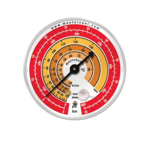 Manometr wysokiego ciśnienia MASTERCOOL R290, R600, R1270