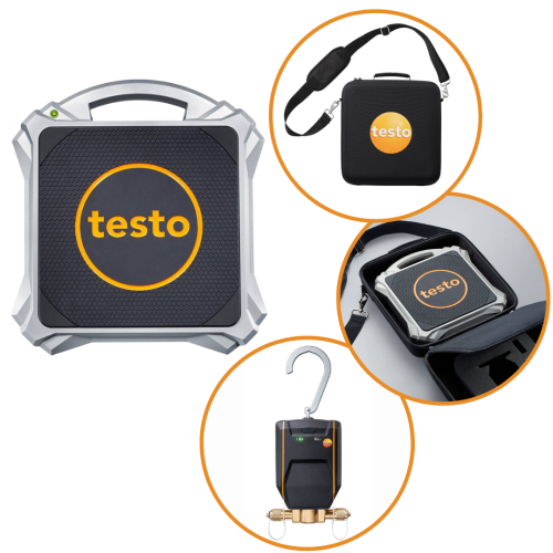 Waga TESTO 560i do czynnika chłodniczego i inteligentny zawór z Bluetooth®