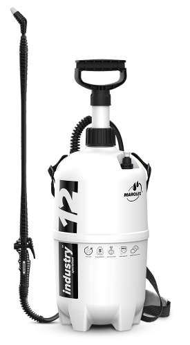 Hydronetka MAROLEX Industry ACID 12 , opryskiwacz z lancą do mycia i odkażania 12 l