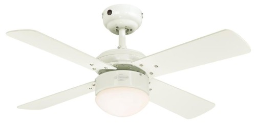 Wentylator COLOSSEUM LED BIAŁY z pilotem